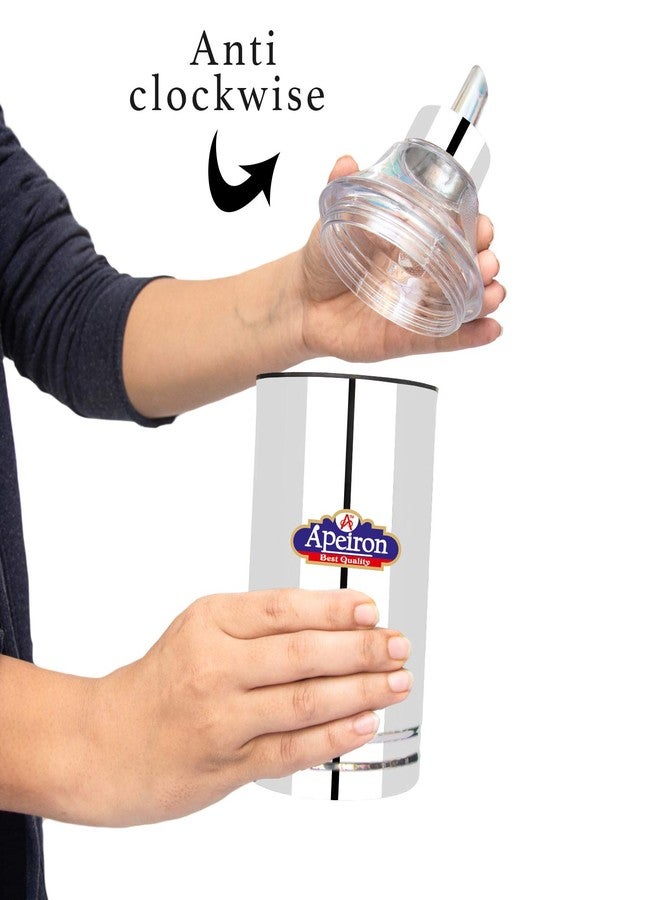 APEIRON Stainless Steel Oil Dispenser for Kitchen & Cooking - 500 ml - Image 3